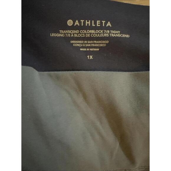 Athleta Transcend 7/8 Tight Legging Athleisure Gym Active Yoga 1X - Picture 2 of 15